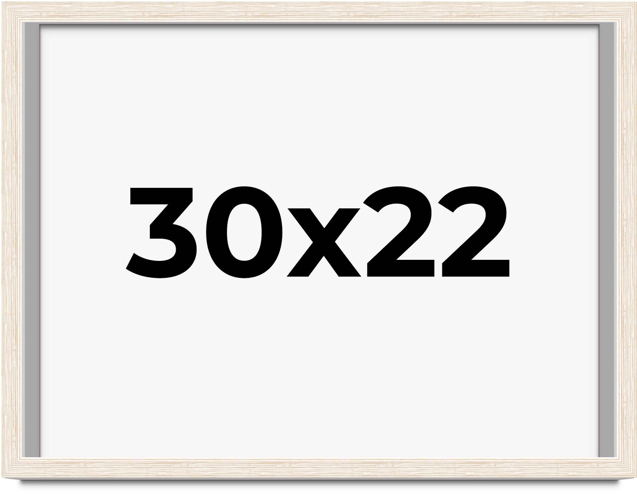 22x30 Barnwood Shadow Box Picture Frame with UV-Resistant Acrylic & Acid Free Backing, Available in 2 Finishes - Black and White